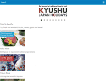 Tablet Screenshot of kyushu-japan-holidays.com